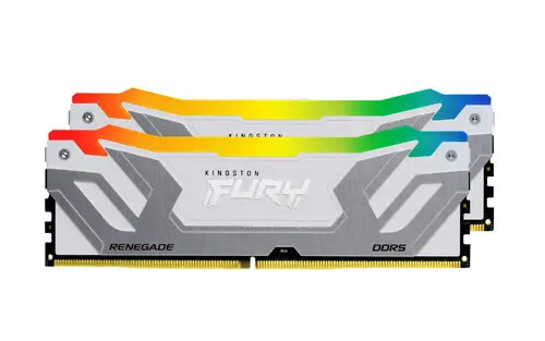 FURY 48GB 8400MT/s DDR5 CL40 CUDIMM (Kit de 2) Renegade RGB Blanco XMP - Imagen 2