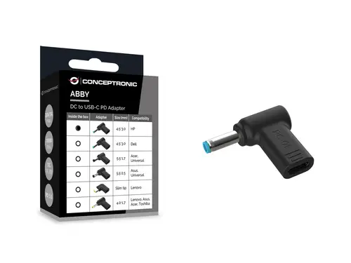 ABBY15PC01 accesorio para portatil Clavija de adaptador de corriente para ordenador portátil - Imagen 3