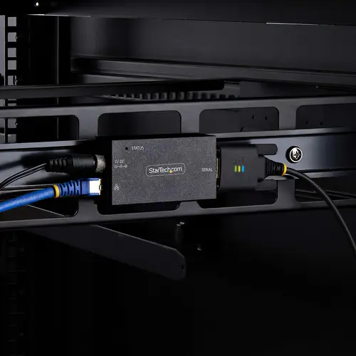 Adaptador Serie a Ethernet - Conversor RJ45 LAN IP a DB9 RS232 - Servidor de Dispositivos Serie de 1 Puerto - Carcasa de Metal - para Dispositivos Serie Remotos - Pared o Carril DIN - TAA - Imagen 8