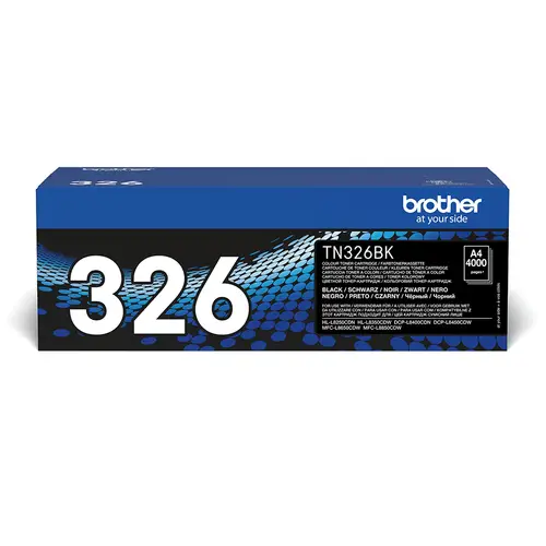 TN-326BK cartucho de tóner 1 pieza(s) Original Negro - Imagen 1