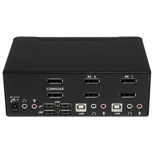 Switch Conmutador KVM de 2 Puertos DisplayPort - 4K 60Hz - Imagen 3