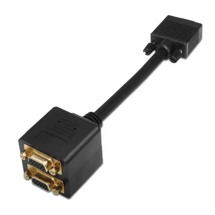 A113-0080 cambiador de género para cable D-sub HDB15 2x D-sub HDB15 Negro