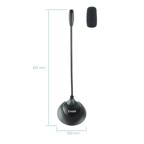TQMM-213 micrófono Negro Micrófono para ordenador portátil - Imagen 4