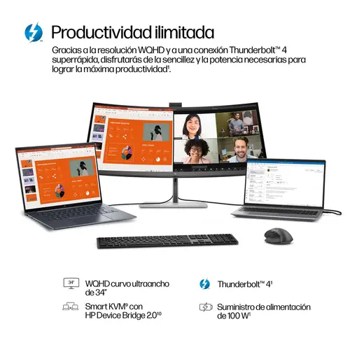 Series 7 Pro Monitor de videoconferencia WQHD Pro de la serie 7 de 34 pulgadas: 734pm - Imagen 11