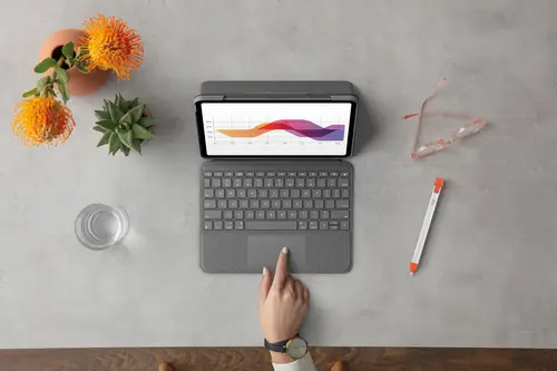 Folio Touch AZERTY Francés Smart Connector Gris - Imagen 13