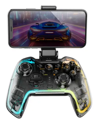 MGP-BT2 Negro, Transparente Bluetooth/USB Gamepad Analógico/Digital Android, Nintendo Switch, Nintendo Switch 2, Nintendo Switch Lite, Nintendo Switch OLED, PlayStation 4, Playstation 3 - Imagen 1