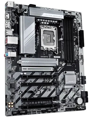 B860 DS3H Placa base - CPUs Intel Core Ultra, VRM de 8+1+2+2 fases, hasta 9066MHz DDR5, 1xPCIe 5.0 + 1xPCIe 4.0 M.2, LAN 2,5 GbE, USB 3.2 Gen 2x2 - Imagen 3