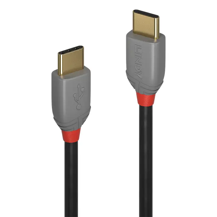 36871 cable USB USB 2.0 1 m USB C Negro, Gris