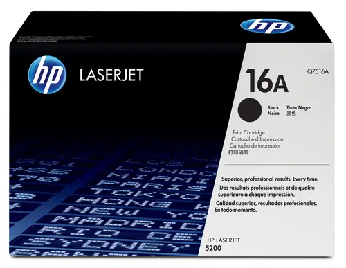 Cartucho de tóner original LaserJet 16A negro - Imagen 1