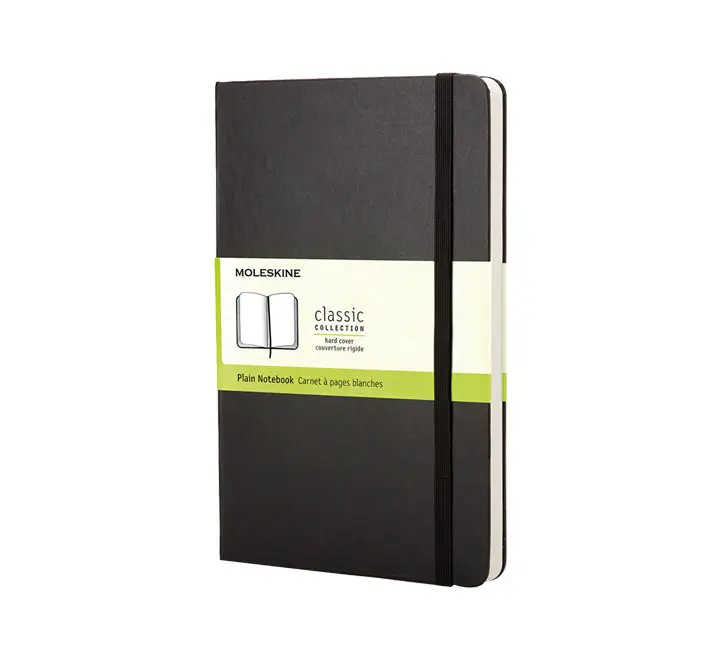CUAD. MOLESKINE T.DURA 13X21CM L LISO NEGRO