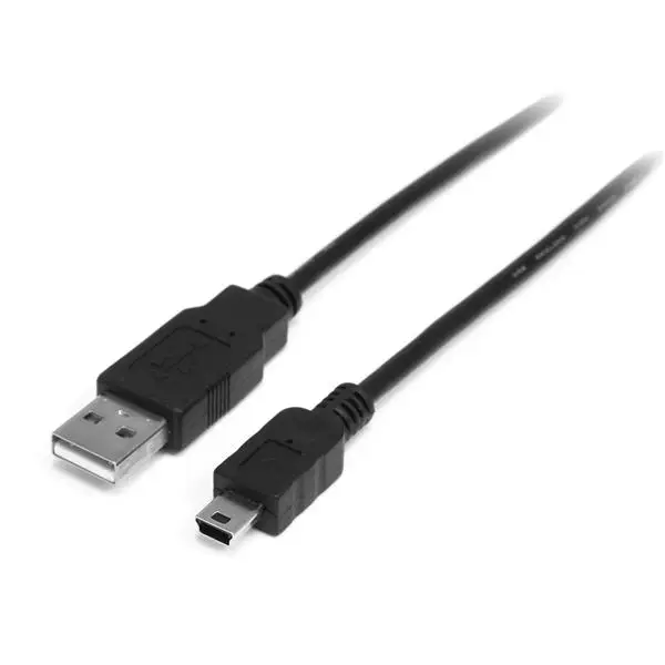 Cable USB de 50cm para Cámara - 1x USB A Macho - 1x Mini USB B M..