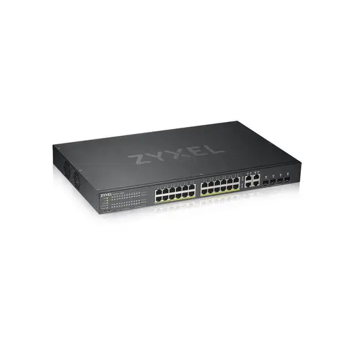 GS1920-24HPV2 Gestionado Gigabit Ethernet (10/100/1000) Energía sobre Ethernet (PoE) Negro - Imagen 1