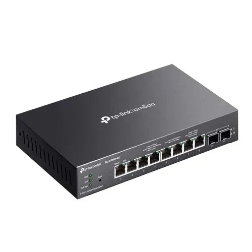 Omada SG2210XMP-M2 switch Gestionado L2/L2+ 2.5G Ethernet (100/1000/2500) Energía sobre Ethernet (PoE) Montaje en pared/escritorio Negro - Imagen 3