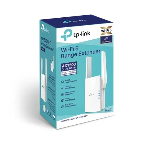 RE505X ampliador de red Transmisor y receptor de red Blanco 10, 100, 1000 Mbit/s - Imagen 3