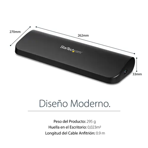 Docking Station USB 3.0 de 2 Monitores para Portátil - HDMI/DVI/VGA - Hub Ladrón 3x USB-A - GbE - Audio - Replicador de Puertos Universal USB-A - Win/macOS/ChromeOS - TAA - Imagen 10