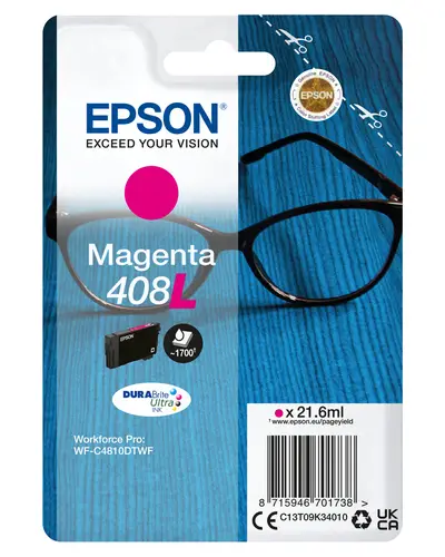 Singlepack Magenta 408L DURABrite Ultra Ink - Imagen 1