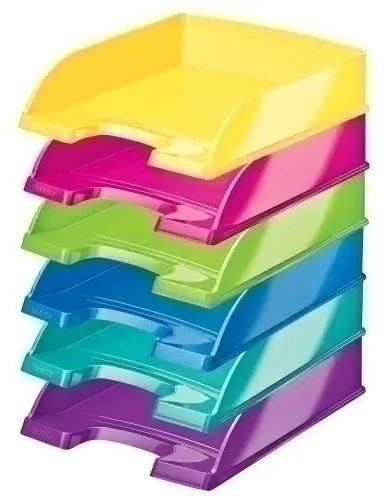 BANDEJA SOBREMESA LEITZ WOW SURTIDO - Pack de 10 unidades