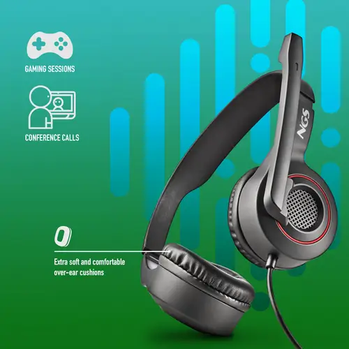 MSX 10 PRO Auriculares Alámbrico Diadema Juego Negro - Imagen 5