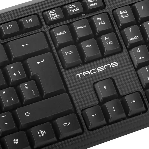 AK0 - Teclado profesional (membrana, pulsación optimizada, diseño ecológico, USB 2.0, Mac/Linux/Windows - Imagen 6