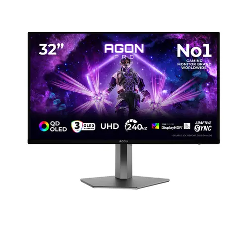 AGON PRO AG326UZD2 pantalla para PC 80 cm (31.5") 3840 x 2160 Pixeles 4K Ultra HD OLED Negro - Imagen 1