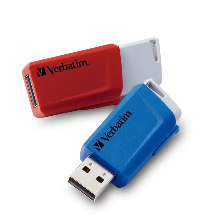 Store 'n' Click - Unidad USB 3.2 GEN1 - 2x32 GB, Rojo/Azul
