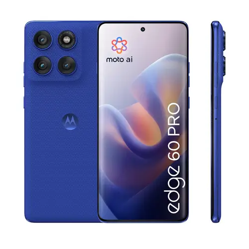 edge 60 pro 16,9 cm (6.67") SIM doble Android 15 5G USB Tipo C 12 GB 512 GB 6000 mAh Azul - Imagen 3