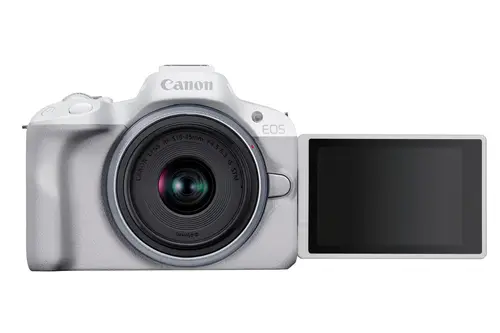 EOS R50, White + RF-S 18-45mm F4.5-6.3 IS STM Kit MILC 24,2 MP CMOS 6000 x 4000 Pixeles Blanco - Imagen 8