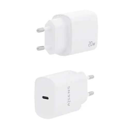 Cargador USB-C PD3.0 1 Puerto 1xUSB-C 20W, Blanco - Imagen 3