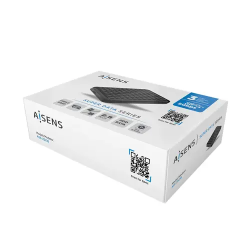 Caja Externa 2,5? 9.5mm SATA a USB3.0/USB3.1 Gen1, Negra - Imagen 6