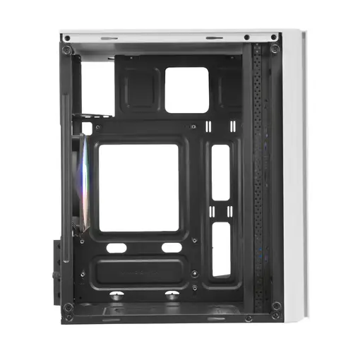 MC300W Blanco, Caja PC Micro ATX, Cristal Templado, Frontal MESH, 3xVentilador FRGB - Imagen 6