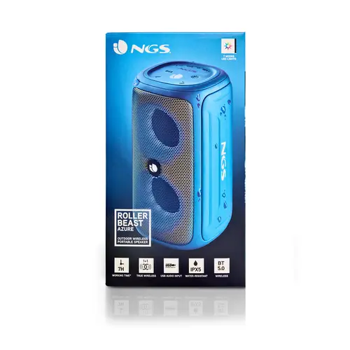 ROLLER BEAST Altavoz portátil estéreo Azul 32 W - Imagen 7