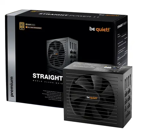 Straight Power 11 unidad de fuente de alimentación 1000 W 20+4 pin ATX ATX Negro - Imagen 4