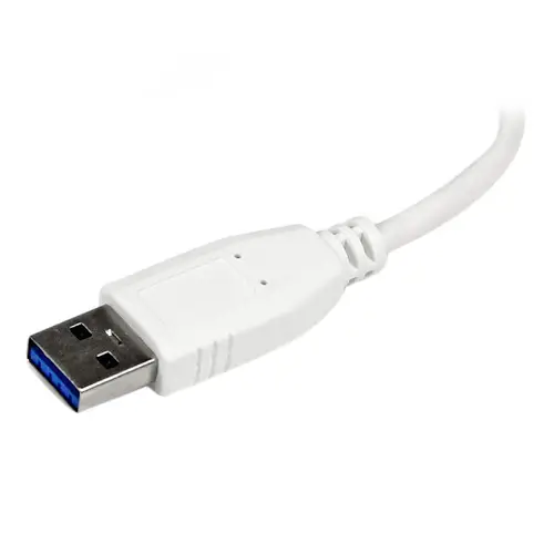 Adaptador Concentrador Hub Ladrón USB 3.0 (5Gbps) Super Speed para Laptop de 4 Puertos Salidas - Blanco - Imagen 5
