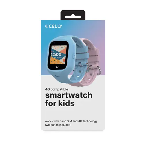 KIDSWATCH4G Relojes inteligentes y deportivos 3,56 cm (1.4") Digital Pantalla táctil 4G Negro GPS (satélite) - Imagen 5