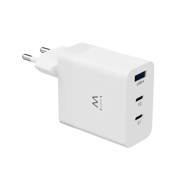EW1323 cargador de dispositivo móvil Universal Blanco Corriente alterna Carga rápida Interior