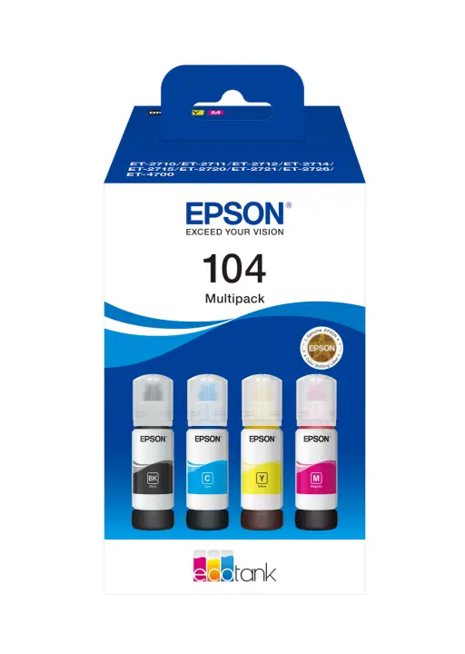 104 EcoTank 4-colour Multipack