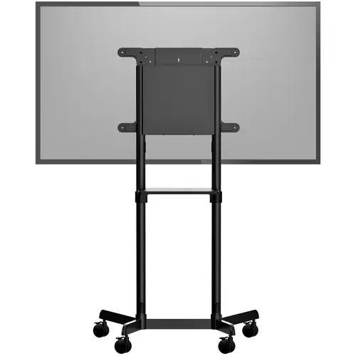 Carrito para TV - Soporte Rodante VESA para TV de 37 a 70 Pulgadas (70kg) - Base para Televisor con Estante - con Giro e Inclinación - Soporte Universal con Ruedas para TV - Imagen 5