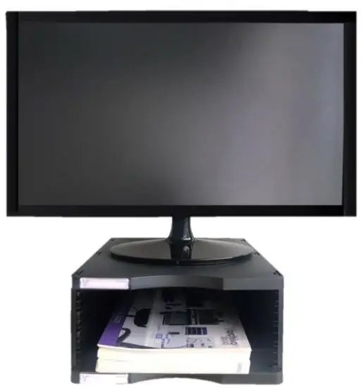 6611 NE soporte para monitor Piso Negro