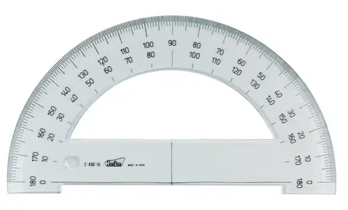 SEMICIRCULO CRISTAL SAFTA 15 CENTIMETROS