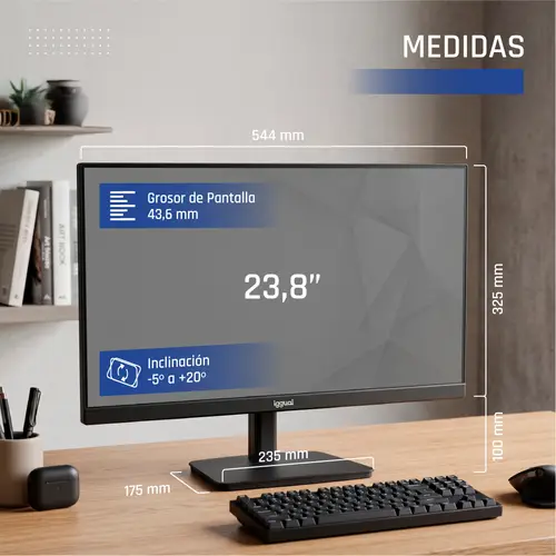 Monitor 24" 120Hz 1ms MM Mini PC Teseracto - Imagen 16