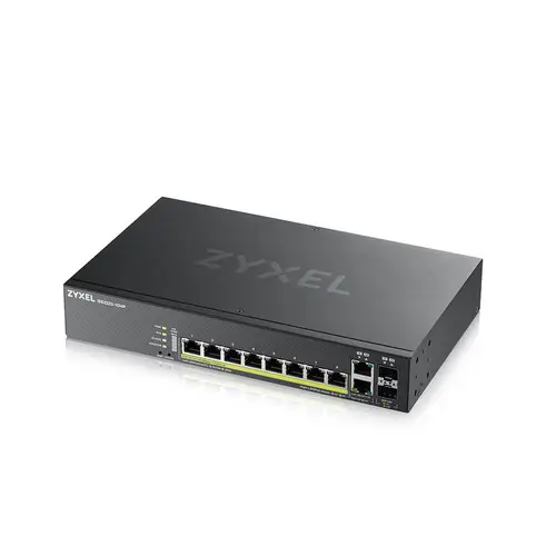 GS2220-10HP-EU0101F switch Gestionado L2 Gigabit Ethernet (10/100/1000) Energía sobre Ethernet (PoE) Negro - Imagen 4
