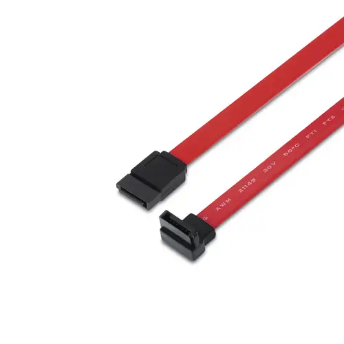 A130-0155 cable de SATA 0,5 m SATA 7-pin Negro, Rojo - Imagen 1