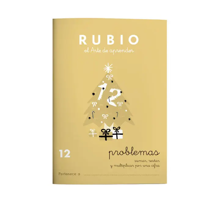 CUADERNO RUBIO A5 OPERAC.y PROBLEMAS 12 - Pack de 10 unidades