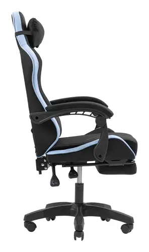 MGC-X Fabric Silla para videojuegos de PC Asiento acolchado Negro, Azul - Imagen 8