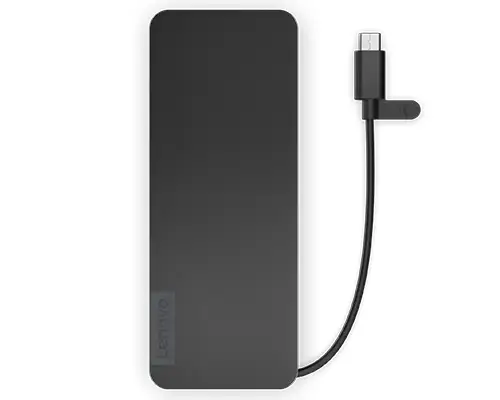 4X11N40212 base para portátil y replicador de puertos Alámbrico USB 3.2 Gen 1 (3.1 Gen 1) Type-C Negro - Imagen 3