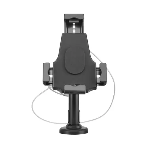 Soporte Antirobo de Sobremesa / Pared Ajustable (1 Pivote) para Tablet, Negro - Imagen 1