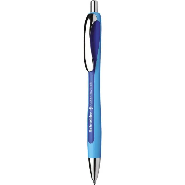 Slider Rave XB Azul Bolígrafo de punta retráctil con pulsador Extra-grueso
