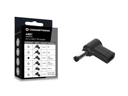 ABBY15PC03 accesorio para portatil Clavija de adaptador de corriente para ordenador portátil - Imagen 3
