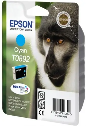 Monkey Singlepack Cyan T0892 DURABrite Ultra Ink - Imagen 3