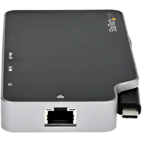 Adaptador Multipuertos USB C - Docking Station USB 3.1 Tipo C a Vídeo HDMI de 4K o VGA - PD Pass-through de 100W - Hub Ladrón USB de 2 Puertos - 10Gbps - Lector MicroSD - GbE - Imagen 4